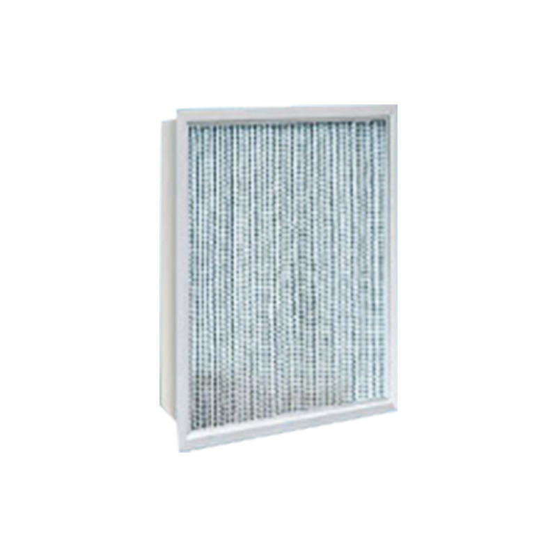 Stredne účinný vzduchový filter s prepážkou